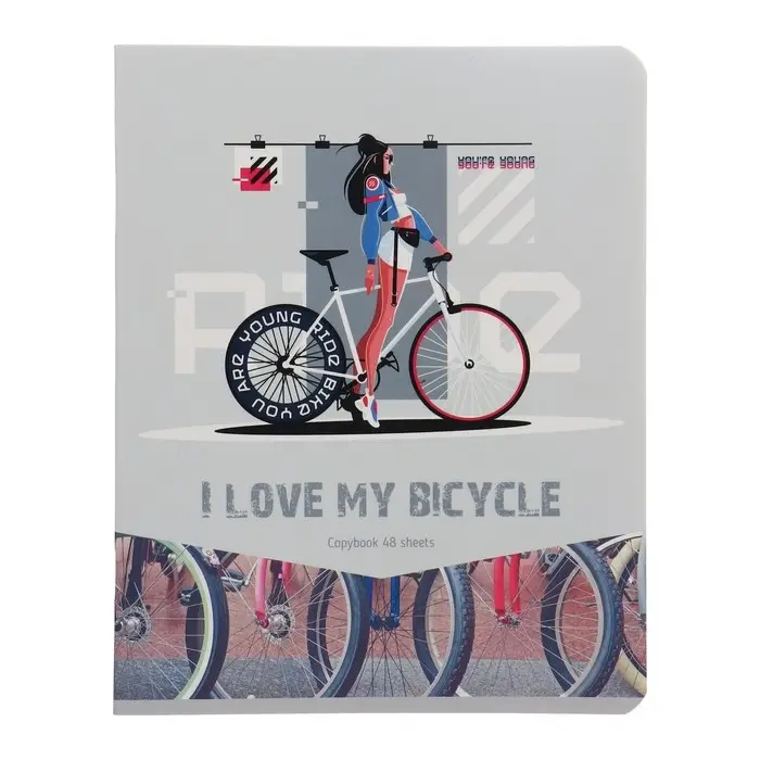 Тетрадь 48 листов в линию &laquo;Девочки&raquo;, обложка мелованный картон, блок офсет, МИКС