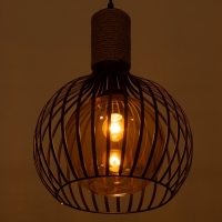 Светильник "Клубок" 1х40Вт Е27 черный 28х28х28см Светильник "Клубок" 1х40Вт Е27 черный 28х28х28см