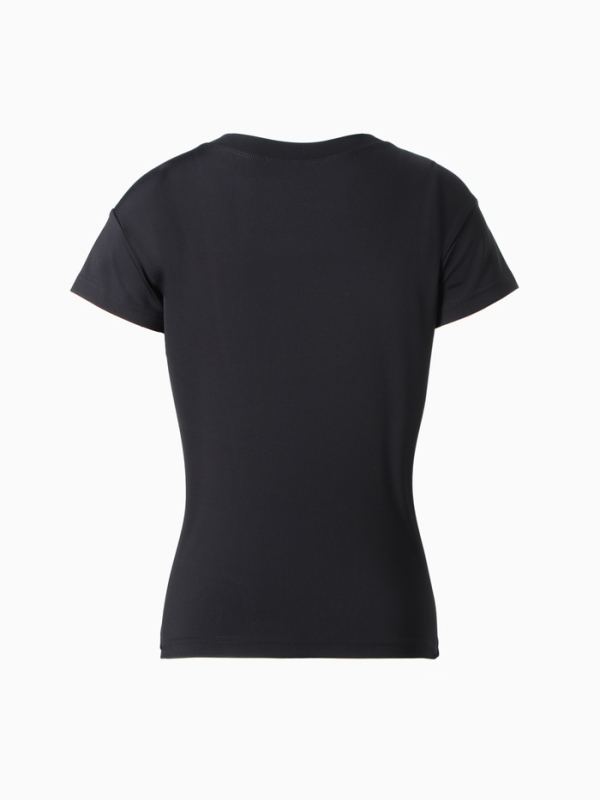 Футболка женская MINAKU, цвет чёрный, р-р 42