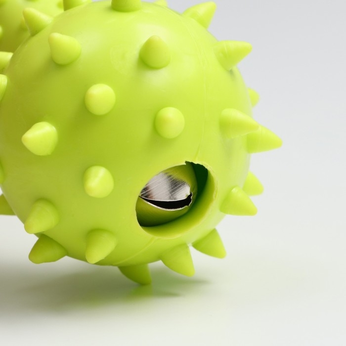 Игрушка жевательная Игрушка жевательная "Грозная гантель", 15 х 5 см, салатовая