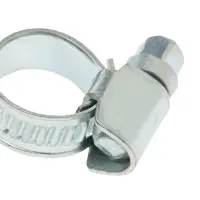 Хомут червячный ZEIN, несквозная просечка, диаметр 8-12 мм, ширина 9 мм, оцинкованный