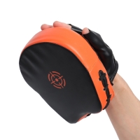 Лапы боксерские мини (тактические) FIGHT EMPIRE, PUNCH, чёрно-оранжевые, пара