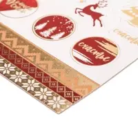 Чипборд с фольгированием на клеевой основе &laquo;Загадай желание&raquo;, 30.5&times;30.5 см