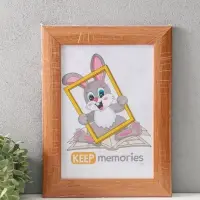 Фоторамка для фото 21х30 см (с ножкой) "Luxe Elegance" пластик, бежевый, (пластик экран)