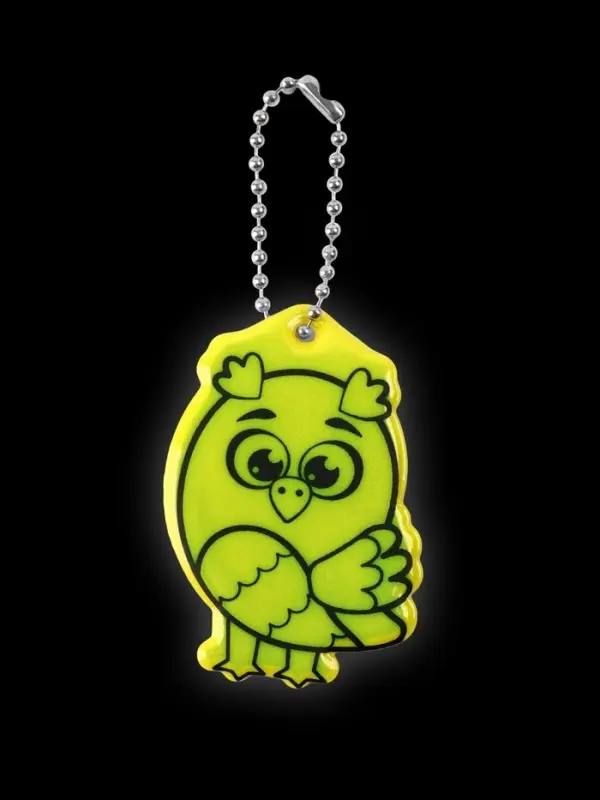 Светоотражающий элемент &laquo;Сова&raquo;, двусторонний, 4,2 &times; 6 см, цвет МИКС