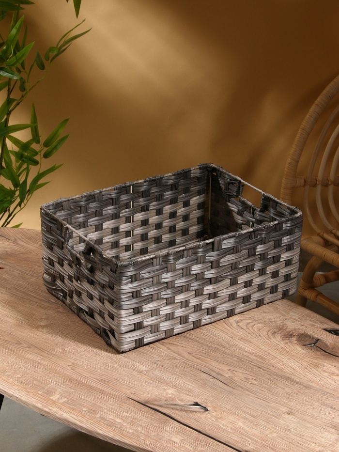 Корзина плетеная 40х29х17 см, пластик