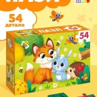Пазл детский &laquo;Лисёнок и зайчик&raquo;, 54 элемента