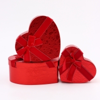 Набор коробок 3 в 1 сердца 22 х 20 х 9;  18.5 х 17 х 7.5; 1 6 х 14 х 6 см