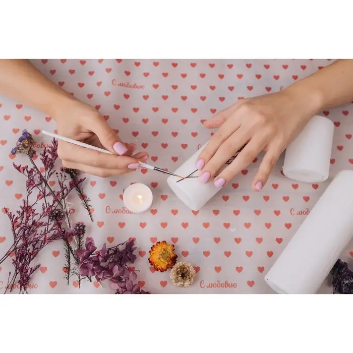 Набор: свеча--цилиндр, 4&times;5 см, 4&times;9 см, 5&times;11.5 см, 3 шт., белая