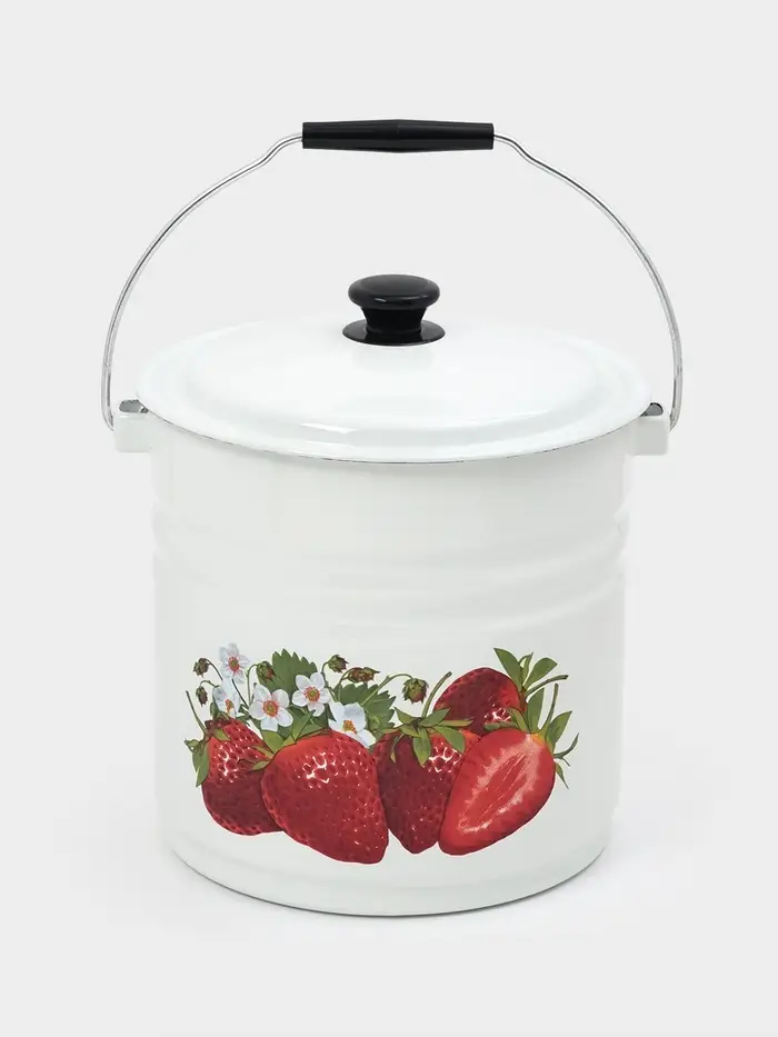 Ведро ц/шт с/кр 12л (белая)СА