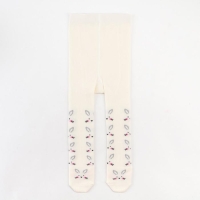 Колготки Крошка Я &laquo;Зайчики&raquo;, цвет молочный, рост 68-74 см