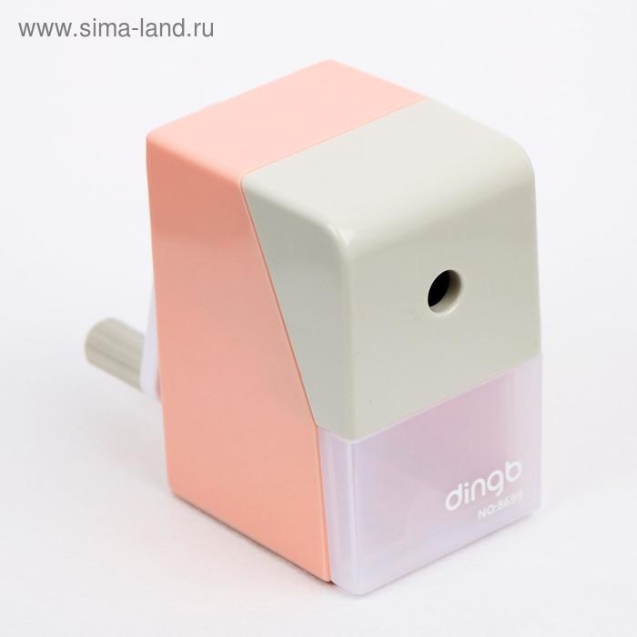 Точилка механическая с контейнером "Классика", МИКС