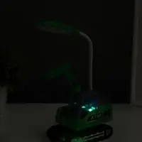 Ночник "Экскаватор" 8хLED 3Вт 5V USB АКБ 2 режима, точилка 7х11х31 см