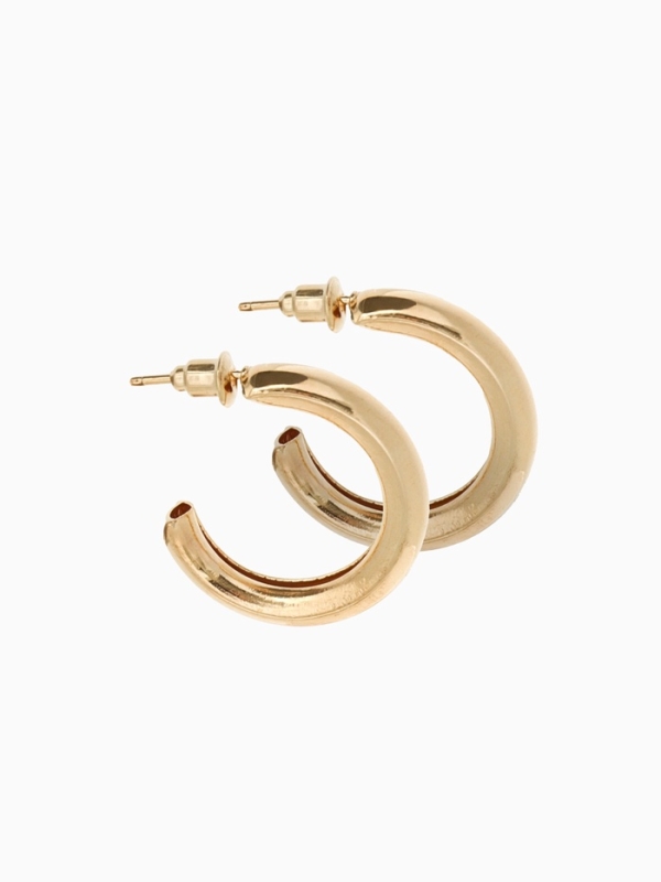 Набор серьги и каффы 9 шт. &laquo;Кольца&raquo; переплетение, цвет золото