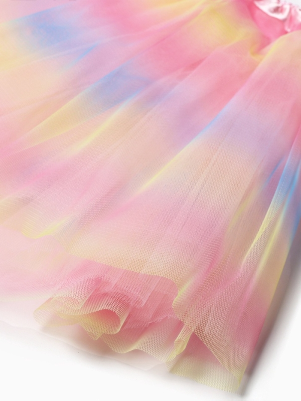 Юбка детская KAFTAN "Градиент" розовый, длина 30 см