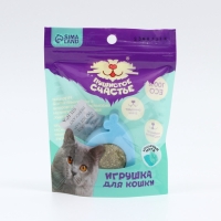 Игрушка для кошек «Кит» из кошачьей мяты Игрушка для кошек «Кит» из кошачьей мяты