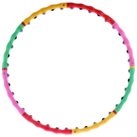 Обруч с роликами и шипами ONLYTOP, разборный, d=98 см, 1,25 кг