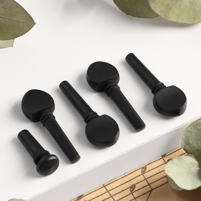 Набор колков для скрипки Music Life 1/8, 4 штуки Набор колков для скрипки Music Life 1/8, 4 штуки