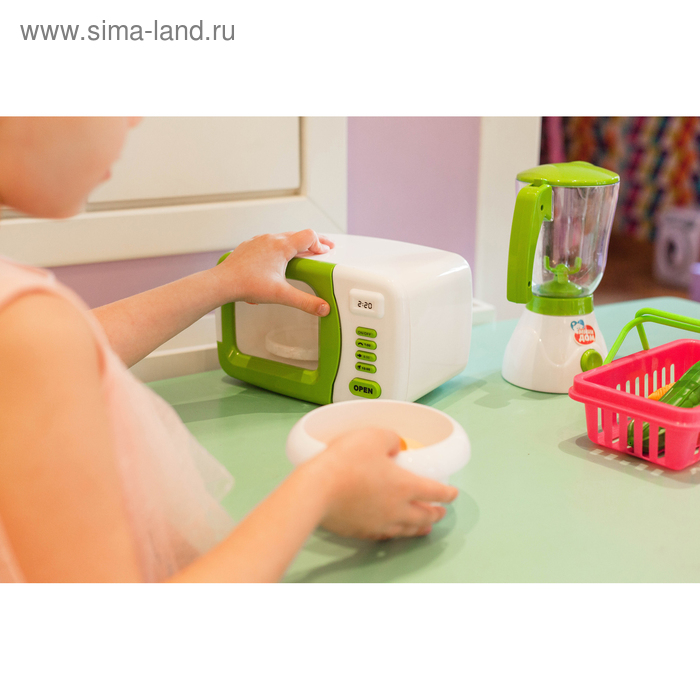 Микроволновая печь &laquo;Мини-дом&raquo;, свет, подставка вращается