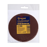 Круг абразивный шлифовальный под &laquo;липучку&raquo; ТУНДРА, 115 мм, Р60, 10 шт.