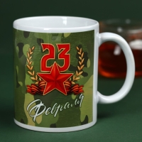 Набор &laquo;Честь и слава&raquo;: чай чёрный с чабрецом 50 г., кружка 300 мл.