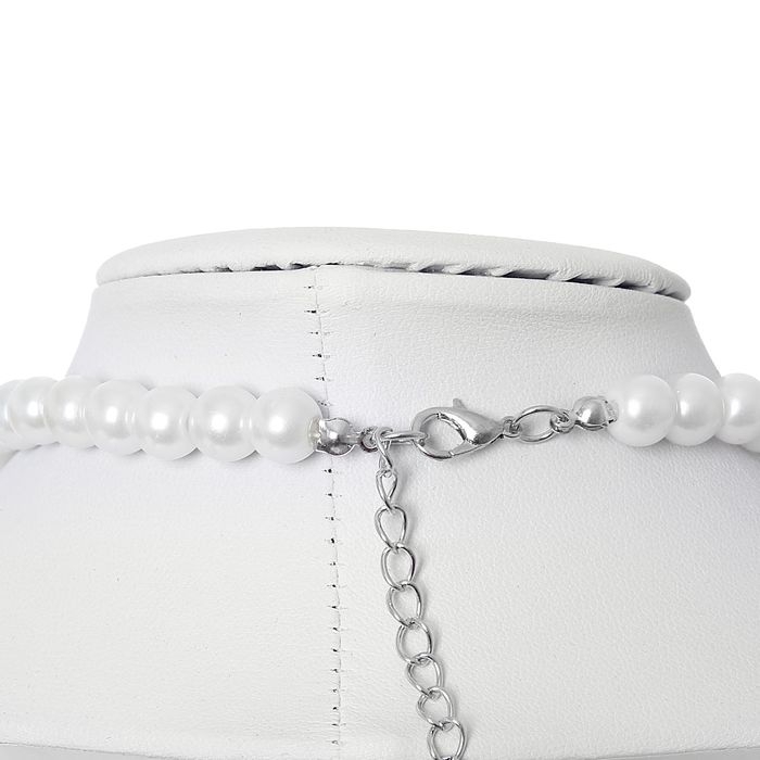 Бусы &laquo;Классик&raquo; шар №8,14, цвет белый, L= 40 см