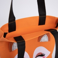 Шопер детский для девочки с допиками &laquo;Лисичка&raquo;, 32х23см