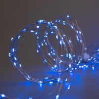 Гирлянда «Занавес» 2.8 × 3 м роса на крючках, с пультом, IP20, серебристая нить, 300 LED, свечение синее, 8 режимов, USB Гирлянда «Занавес» 2.8 × 3 м роса на крючках, с пультом, IP20, серебристая нить, 300 LED, свечение синее, 8 режимов, USB