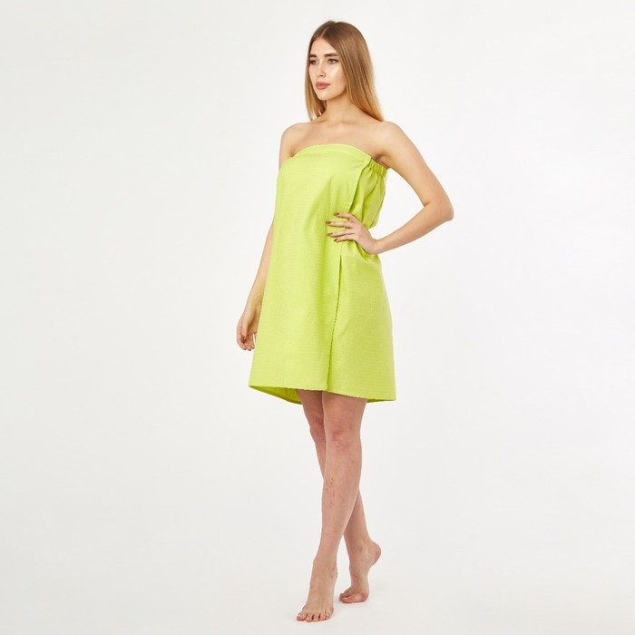 Полотенце для бани Экономь и Я «Парео» 80х144 см, салатовый 100% хл, 200 гр/м2 Полотенце для бани Экономь и Я «Парео» 80х144 см, салатовый 100% хл, 200 гр/м2