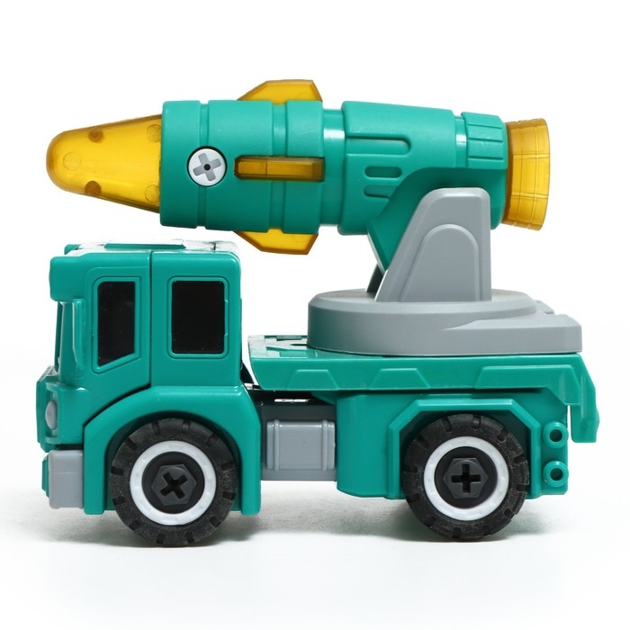 Конструктор винтовой &laquo;Военная техника&raquo;, 2 в 1 робот-машина