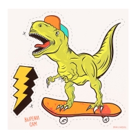 Декор на стену &laquo;Динозавр&raquo;, 5 карточек в комплекте