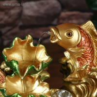 Фонтан настольный от сети, подсветка "Золотые карпы" 31х29,5х20 см Фонтан настольный от сети, подсветка "Золотые карпы" 31х29,5х20 см