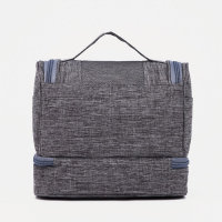 Косметичка, 2 отдела на молниях, цвет серый Косметичка, 2 отдела на молниях, цвет серый