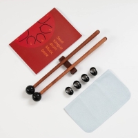 Глюкофон - музыкальный инструмент, черный, 13 лепестков, 30 см Глюкофон - музыкальный инструмент, черный, 13 лепестков, 30 см