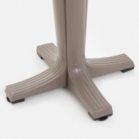 Набор садовой мебели "Прованс": стол круглый диаметр 65 см + 2 кресла, мокко