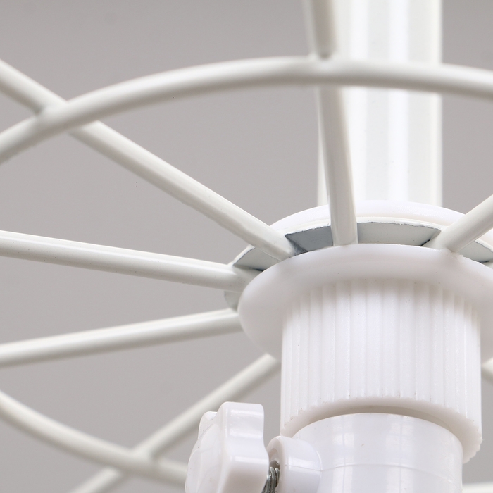 Вертушка, 5 ярусов по 10 крючков, 44×44×165, цвет белый Вертушка, 5 ярусов по 10 крючков, 44×44×165, цвет белый