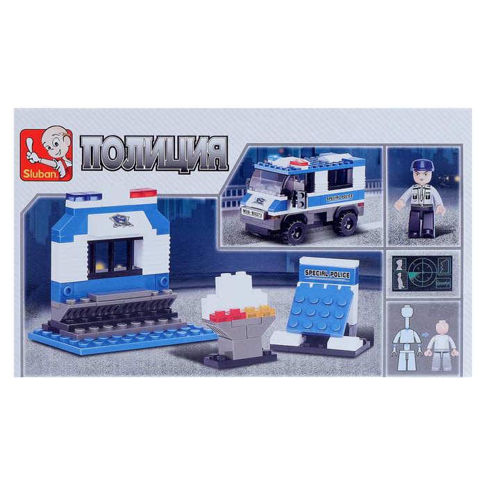 Конструктор &laquo;Полицейский спецназ: спецмашина&raquo;, 126 деталей