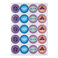 Наклейки для бизнеса и подарков «Светлый праздник», 40 шт, 4 х 4 см Наклейки для бизнеса и подарков «Светлый праздник», 40 шт, 4 х 4 см