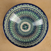 Супница Риштанская Керамика "Цветы", 25 см, микс Супница Риштанская Керамика "Цветы", 25 см, микс