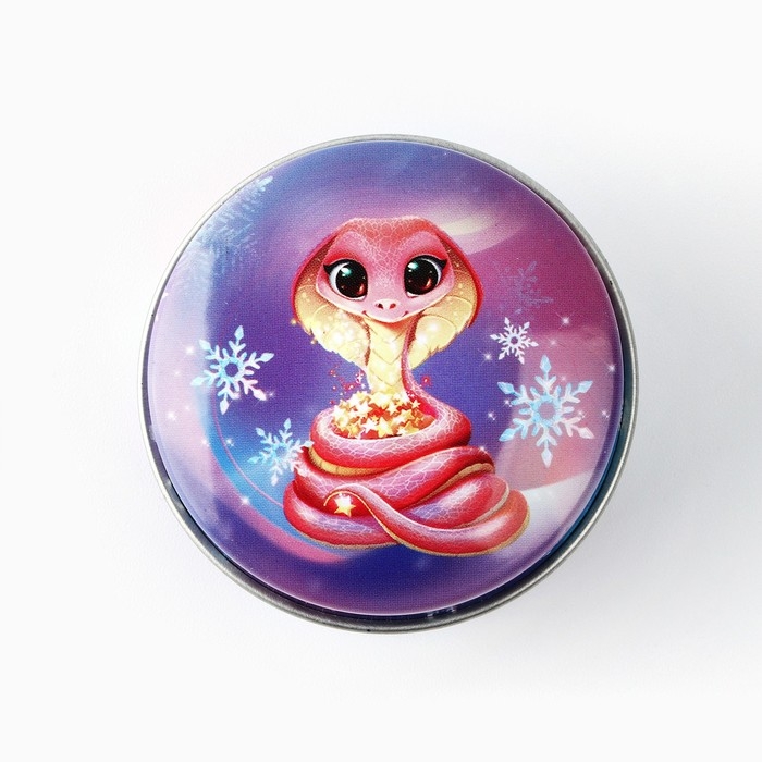 Свеча новогодняя в железной банке &laquo;Новый год: Для чудес&laquo;Новый год: аромат ваниль, 4.8 см