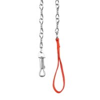 Поводок металлический витой с нейлоновой ручкой, 180 см х 3,5 мм