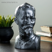 Бюст Дзержинский большой металлик 12х24х12см