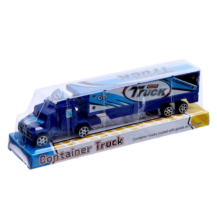 Грузовик инерционный &laquo;Тягач&raquo;, цвет синий