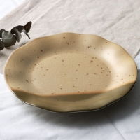 Тарелка керамическая &laquo;Самоцвет&raquo;, 21.5 см, цвет бежевый