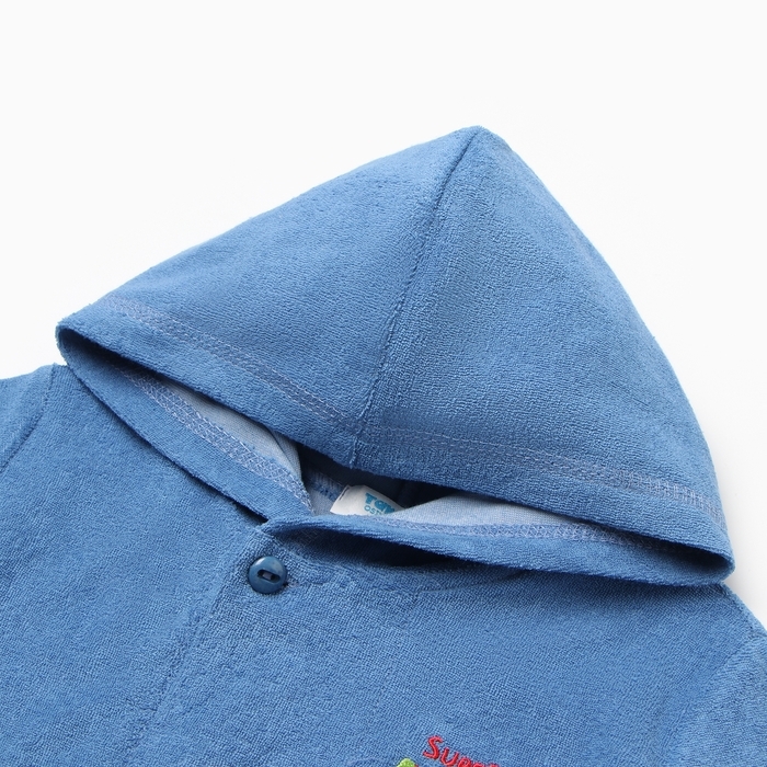 Халат для мальчика, цвет темно-голубой, рост 116 см Халат для мальчика, цвет темно-голубой, рост 116 см