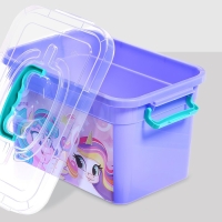 Ящик для хранения игрушек &laquo;Радужные единорожки&raquo;, 6,5 л