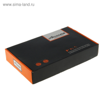 Cмеситель для кухни Accoona A4883T, двухвентильный, силиконовый излив, силумин, серый/хром