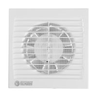 Вентилятор вытяжной "КосмоВент" В100ВК-окш, d=100 мм, 144 м&sup3;/ч, с выключ, обр клапан, подш