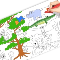 Раскраска - рулон &laquo;Животные&raquo;, 2 метра