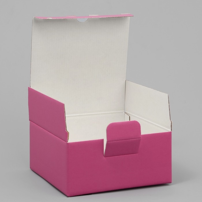 Коробка подарочная складная, упаковка, &laquo;Розовая&raquo;, 15 х 15 х 7 см